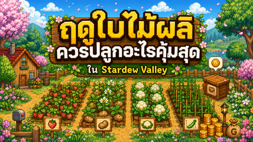 ฤดูใบไม้ผลิควรปลูกอะไรคุ้มสุดใน Stardew Valley
